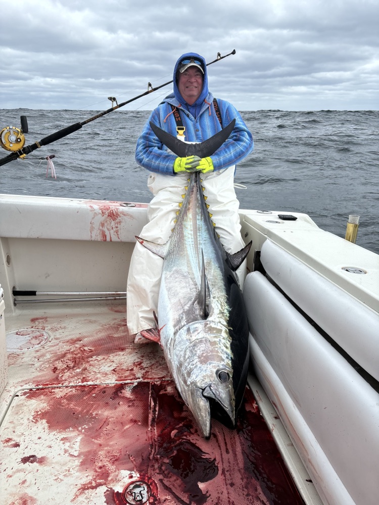 Capt. Frank Branagan with a bluefin tuna